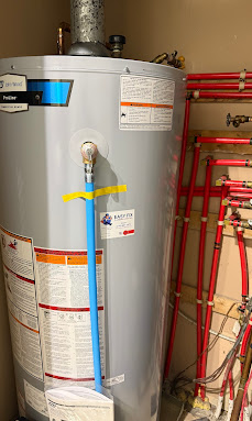 Water Heater Installation — before and after